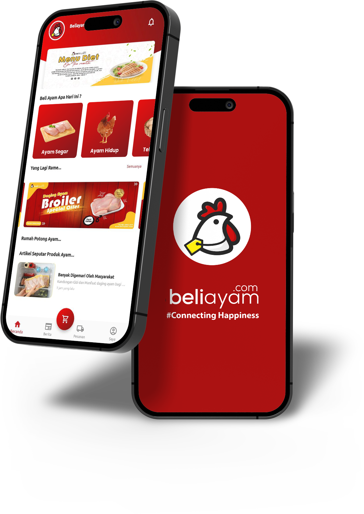 hero smartphone beli ayam